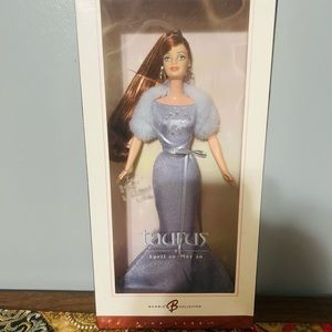 NWT 2004 PINK LABEL TAURUS ZODIAC BARBIE APRIL & MAY